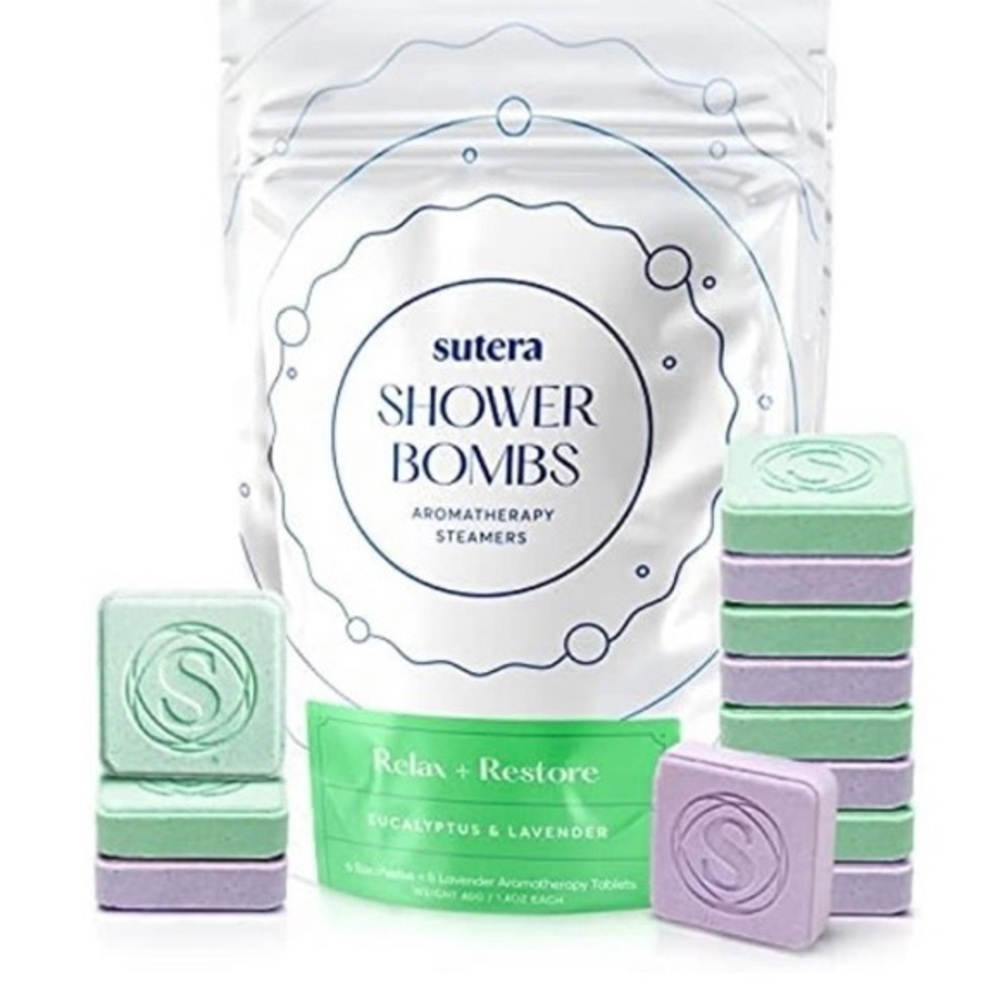 Sutera home bath bombs, nib, lavender & mint